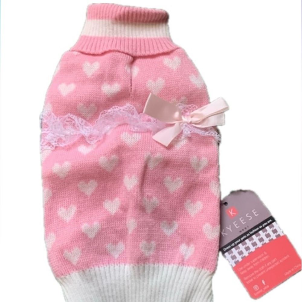KYEESE Valentine Dog Sweater
